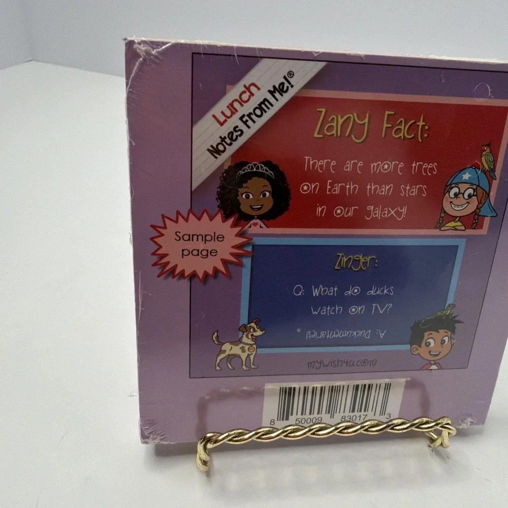 Lunch Notes From Me! Zany Facts & Zingers 101 Tear-Off Lunchbox Notes  Brand New